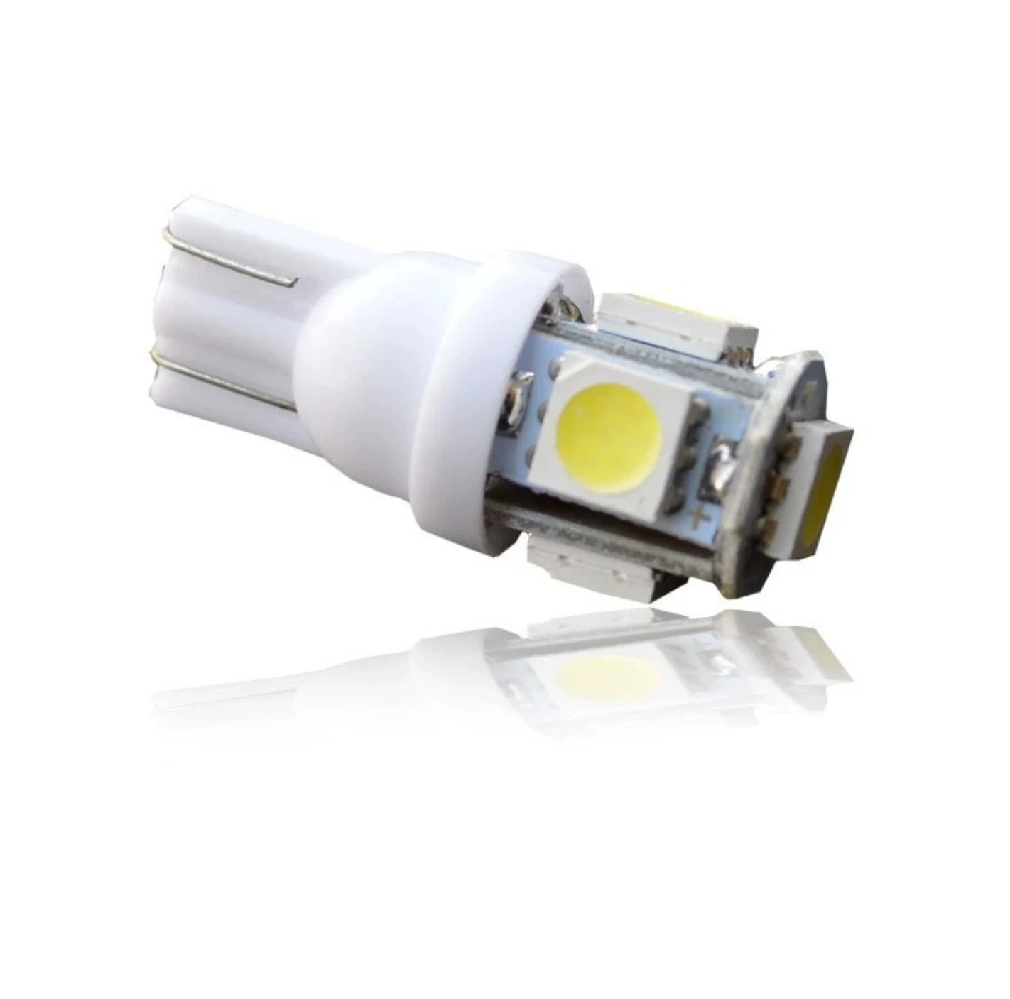 

2X W5W T10 Led Car Lamp Light 5SMD Width Indicating Working Light Led Parking Bulb Auto Wedge Clearance Lamp Interior Lights
