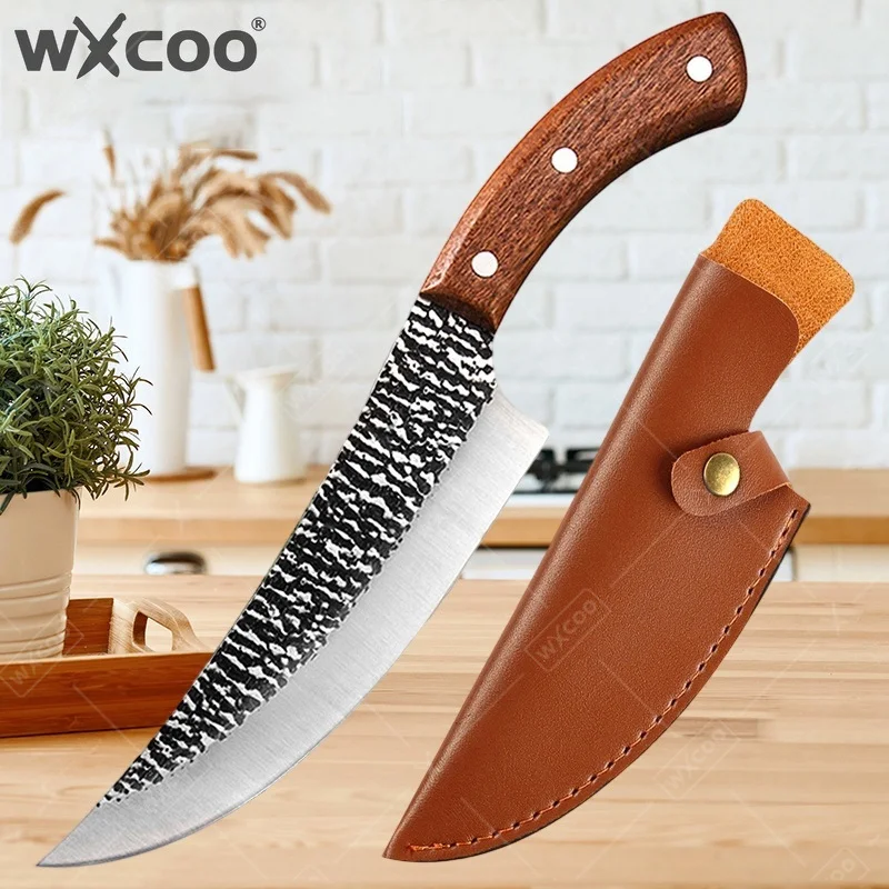 Image of WXCOO Küchen-Ausbeinmesser Fleischbeil Metzgermesser Multifunktionales Edelstahl-Schneidewerkzeug