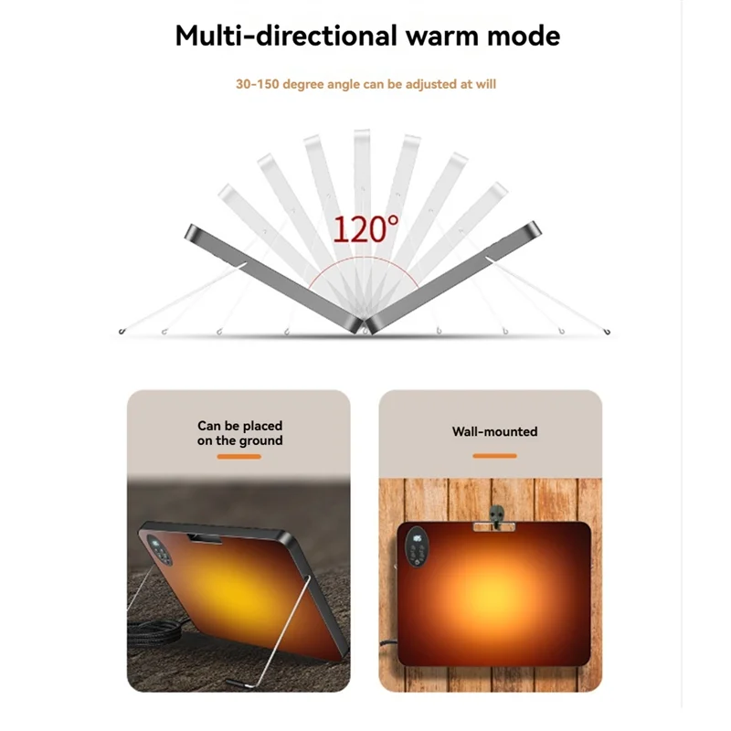 

B62B-Chicken Coop Heater For Winter With Overheating Protection Chicken Heater With Adjustable Temp For Chicken US Plug