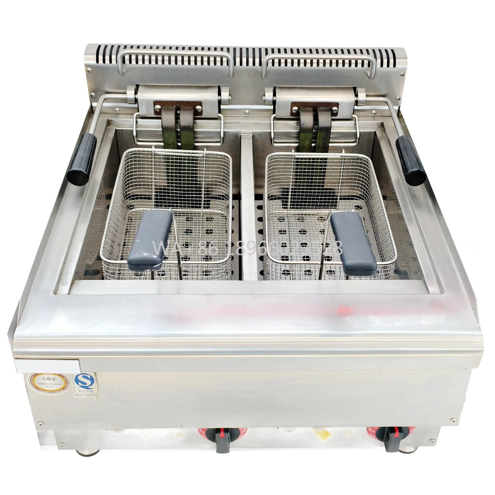 

Equipment for Chicken & Potato Frying New 8L Electric Dual Basket Deep Fryer for Hotel & Restaurant Catering Commercial