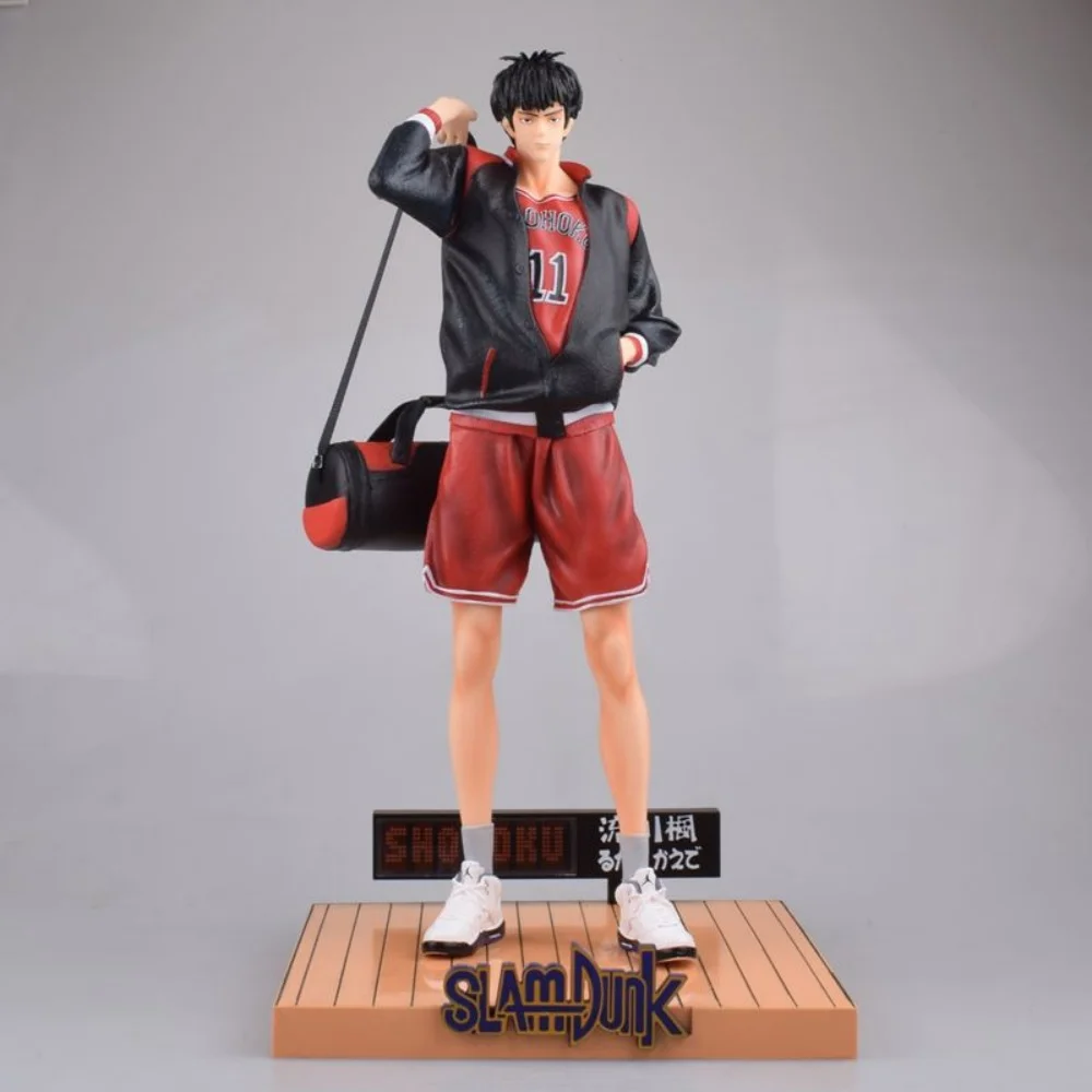 Anime Slam Dunk Kaede Rukawa GK PVC Action Figure Collectible Model Doll Toy 32CM