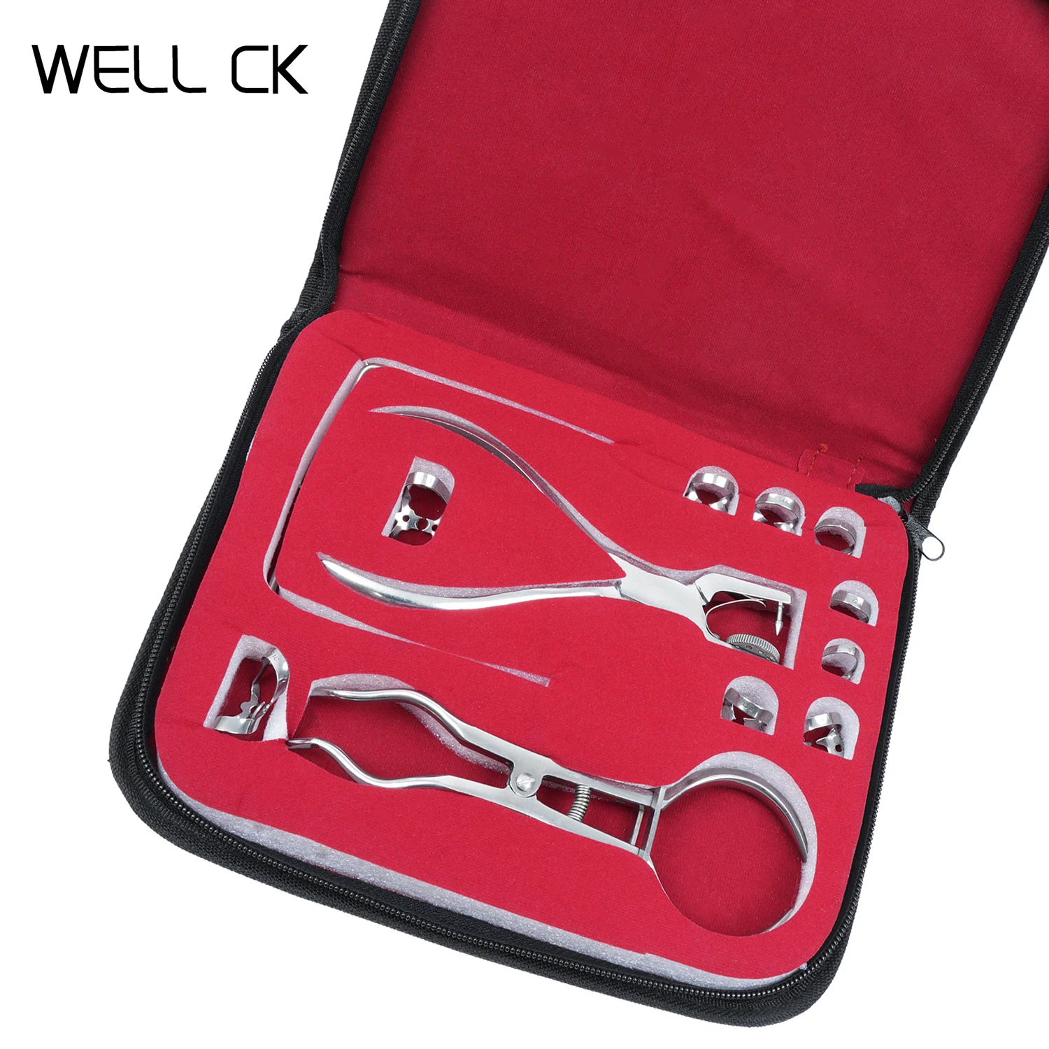 

1 комплект, перфоратор для стоматологической плотины, набор дыроколов для стоматологической плотины, перфоратор для резиновой плотины, стоматологические ортодонтические инструменты