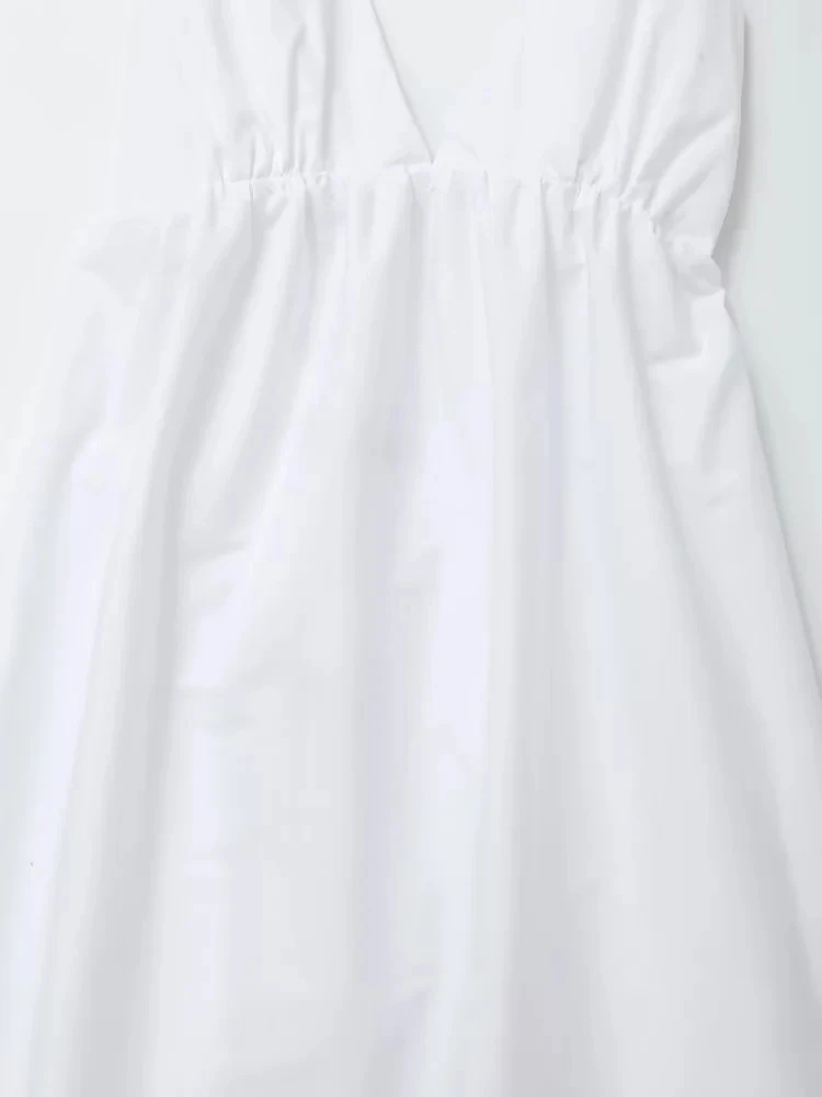 2024 women  long dress high quality fashion white dress