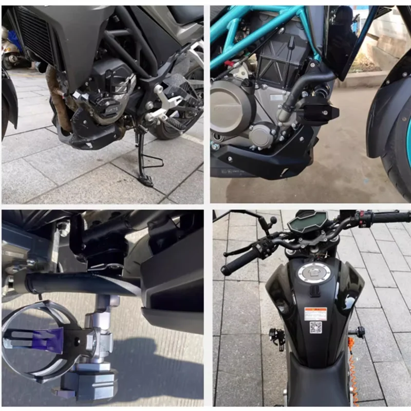 

For CFMOTO NK150 250NK CNC Anti Fall Frame Bumper Sliders Motorcycles Protect Protectors