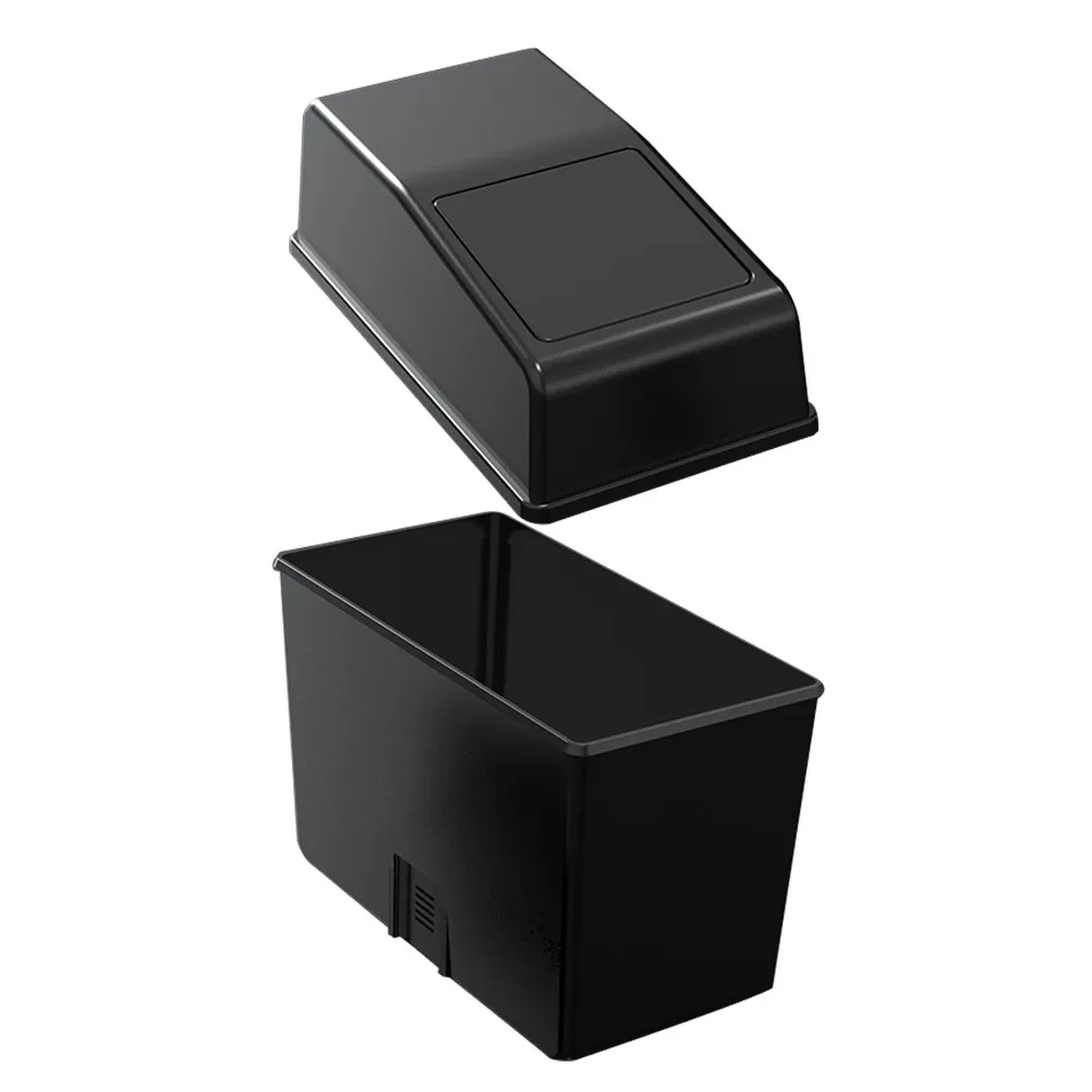 

Multifunctional Car Trash Can with Lid Portable Compact Odor Blocking Garbage Bin for Cup Holder Door Back Seat Vehicle Interior