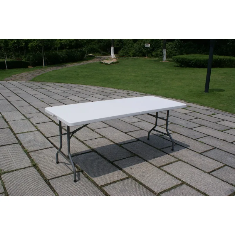 Plastic folding table, 6 feet, folding plastic , portable picnic , conference , dining tabl 183cm long