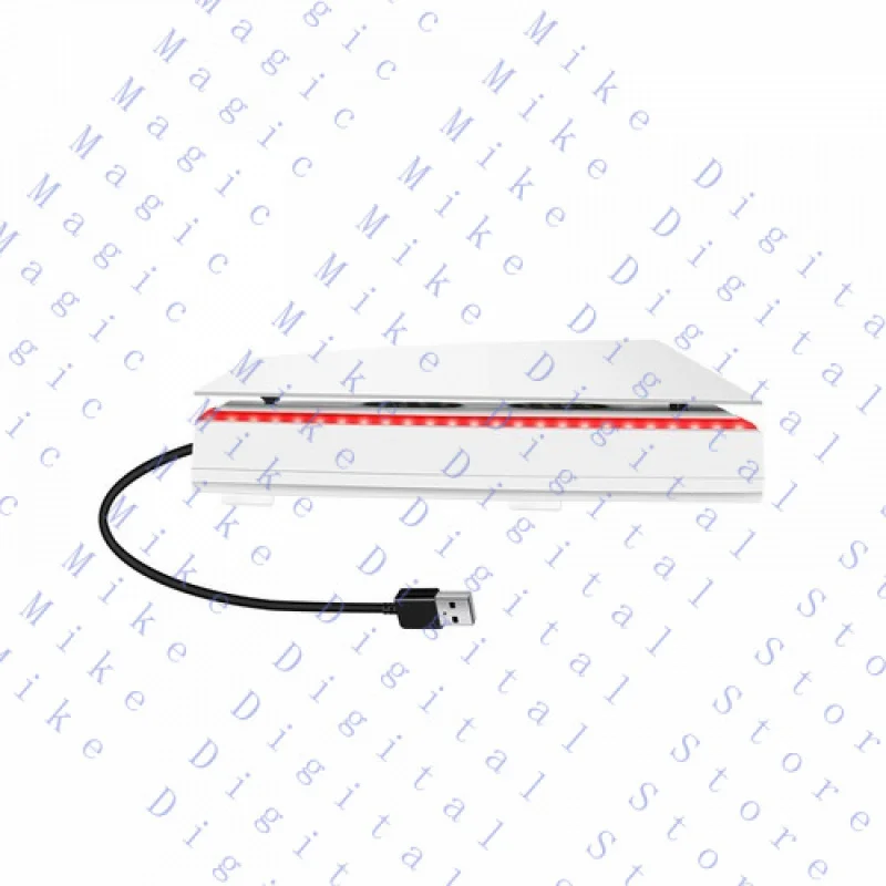 

Регулируемый охлаждающий вентилятор UU, USB-кулер, аксессуары для PS5, охлаждающий вентилятор со светодиодной подсветкой RGB