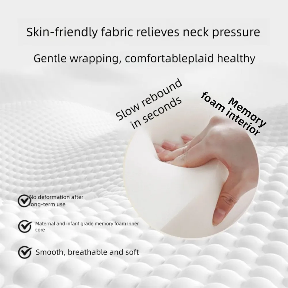 

Soft Portable U-shaped Pillow Memory Foam Ergonomic Travel Pillow Neck Pillow Ultimate Support for Flights