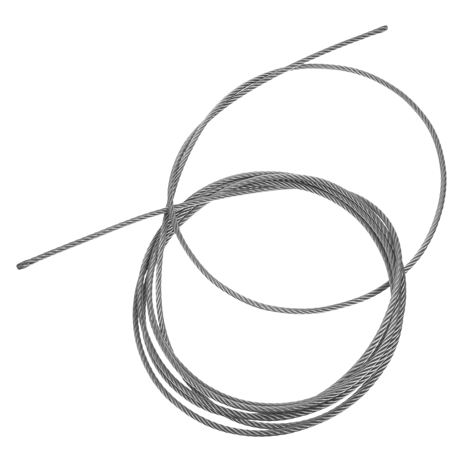 

5M 304 Stainless Steel Wire Rope 7X7 Structure Soft Coated Steel Cable High Strength For Clothesline Racks Outdoor