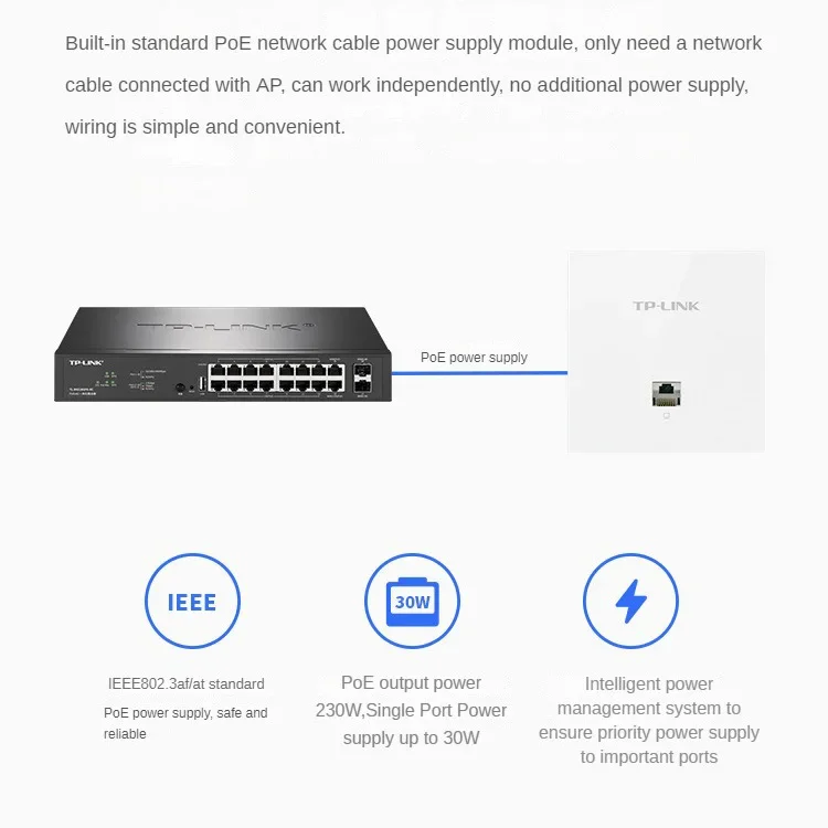 TP-Link Switch di alimentazione POE Gigabit a 16 porte 2.5G SFP Porta multi WAN Router VPN Controller AP Gestione rete Versione globale