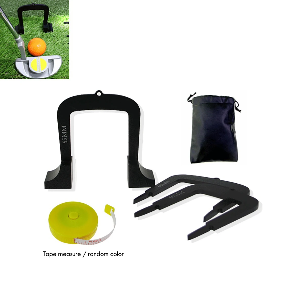 

Golf Putting Training Aids Golf Putter Trainer Door Golf Putting Aim Target Gate 3 Doors Putting Green