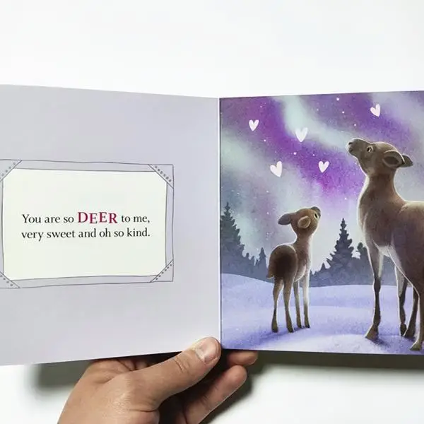 English Children's Parent-child Interactive Cardboard Book 'I Love You Like No Otter'