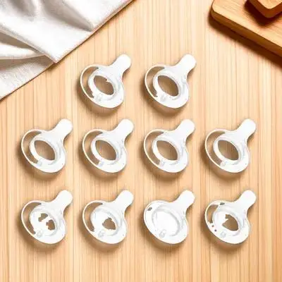 

10Pcs Premium Lamb Feeding Nipples Durable Antibite Silicone Pacifiers for Small Animals Goat Feeder Lamb Nipples
