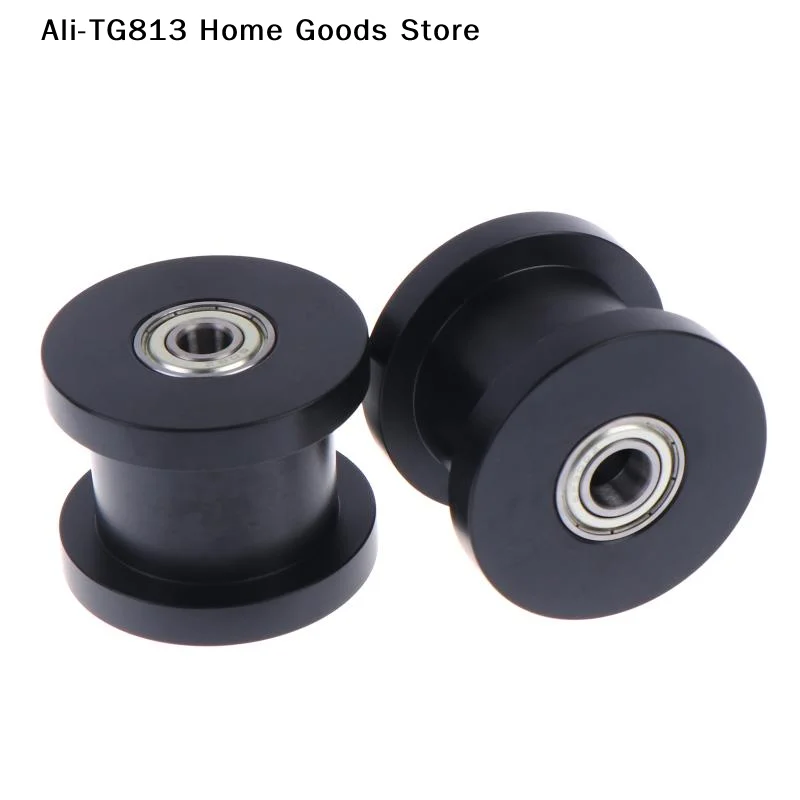 

[TG813]Double Bearing H Groove Flat Bottom Groove Wheel Width 25 Nylon Roller Guide Wheel Moving Pulley H6/H8/H10*50*40