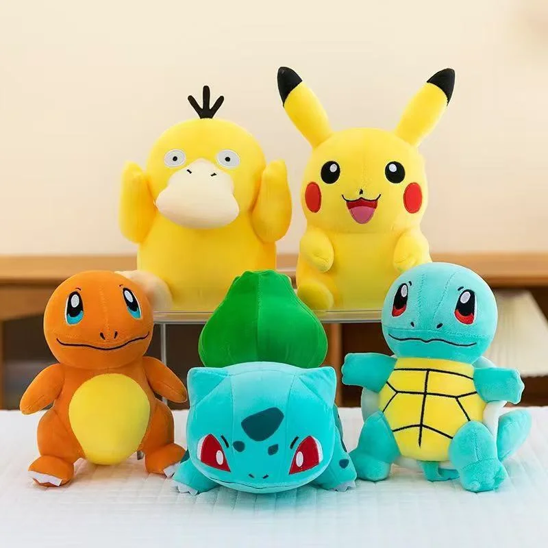 Charmander Squirtle Bulbasaur Plüschtier & Anime-Figur Modell Kindergeburtstagsgeschenk Anime-Stofftier Geschenk für Kinder!