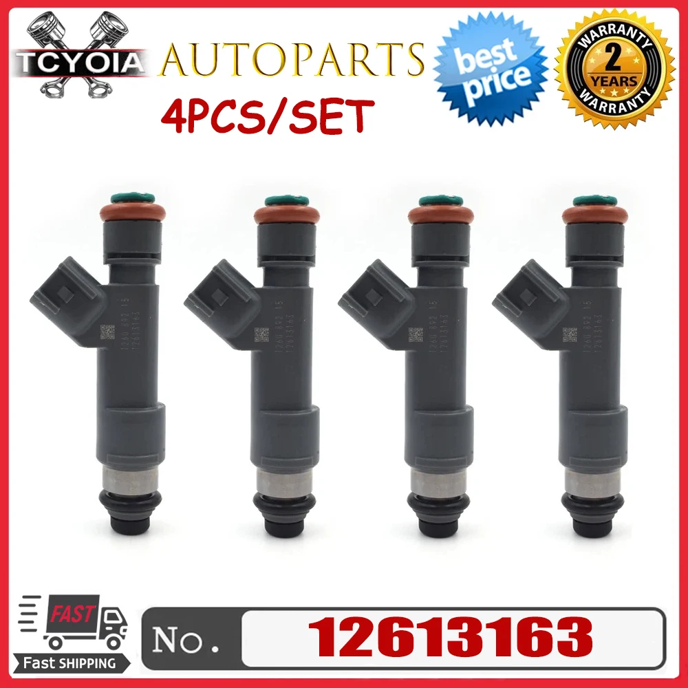 

4Pcs/lot OEM 12613163 800-2100N 126059030 Fuel Injector Nozzle For Chevrolet HHR Malibu Pontiac G6 Aura Vue 2.2L 2.4L 2009-2012