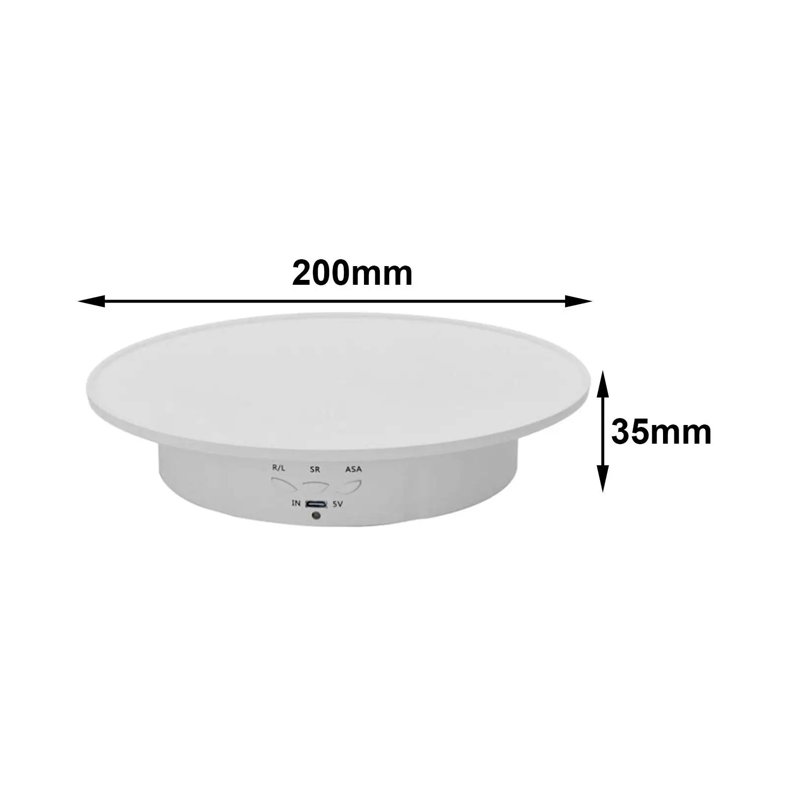 Вращающаяся подставка для дисплея, круглая подставка для ювелирных изделий, тортов, часов, косметичек с дистанционным управлением