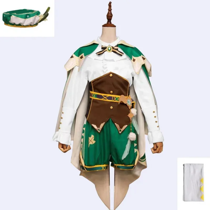 Anime Game Genshin Impact Cosplay Twenty Costume Party Dress With Wig Adult Women Halloween Carnival Cos Clothing Outfit