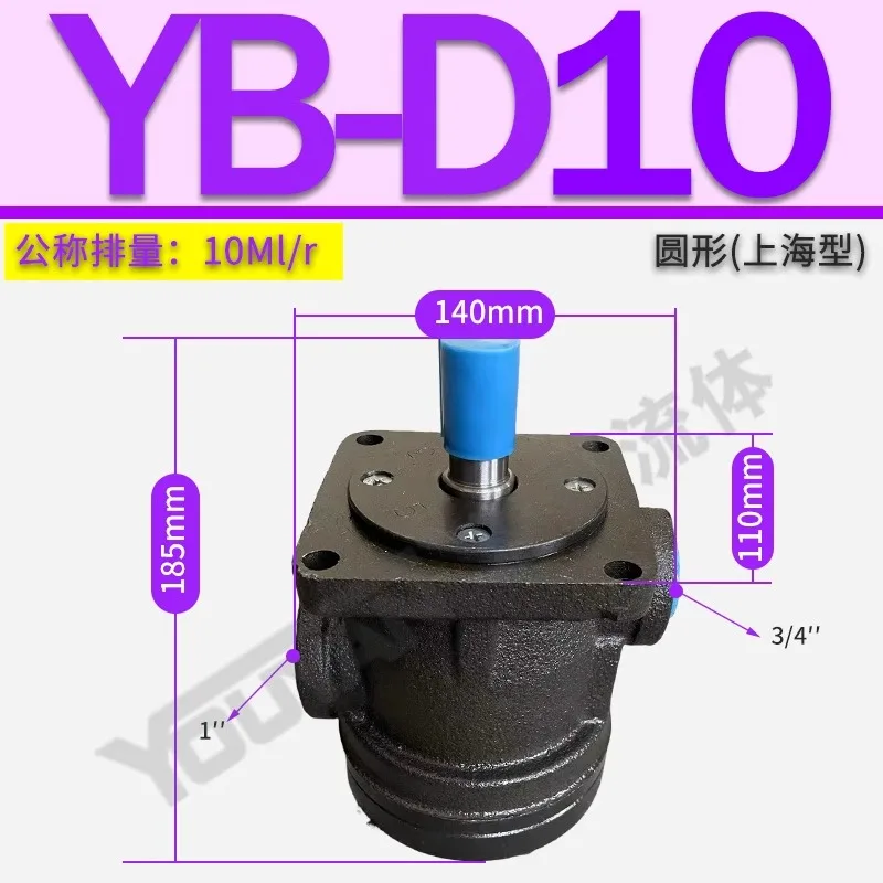YB-D6.3 Pompa a palette D4 D2.5D10 D12 D16 D20 D25 D32 D40 YBD50 63 80 100