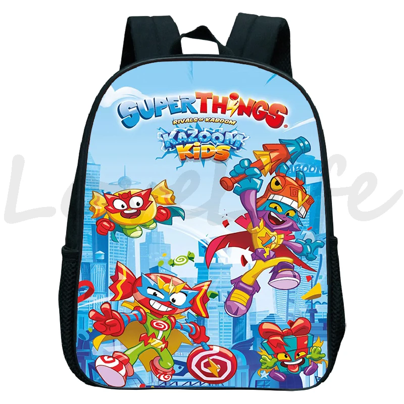 New Superzings Series 10 Kindergarten Backpack for School Boys Girls Cartoon Bookbag Children Mochila Kids Superthings Backpacks