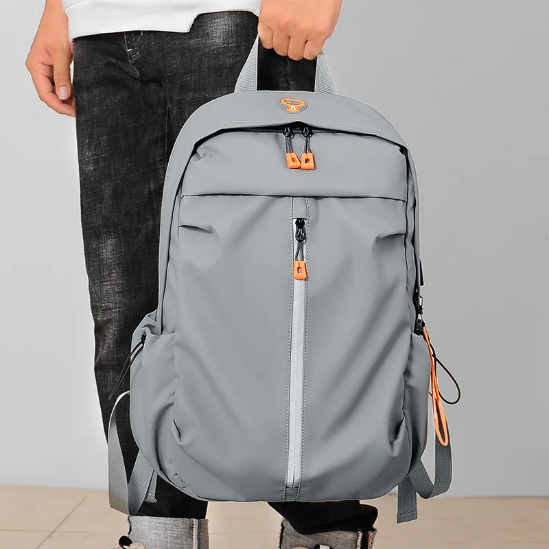 YoReAi New Oxford Fabric Backpack for Men Simple Large Casual Capacity Multifunction School Students Bag Travel Package