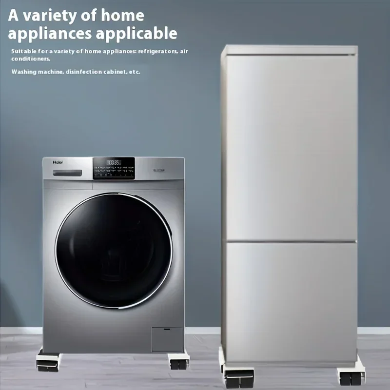 دعامة مقاومة للصدمات من الفولاذ المقاوم للصدأ بحامل 300 كجم - ممتص صدمات مقاوم للصدأ قابل للتعديل، مناسب للغسالات #4