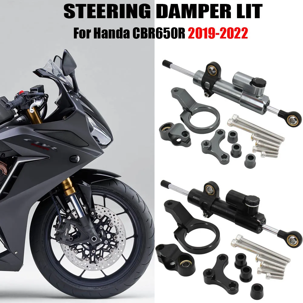 

Motorcycle Accessories For HONDA CBR650R 2019-2022 CBR 650R CBR 650 R Adjustable Steering Stabilizer Damper Mounting Bracket Kit