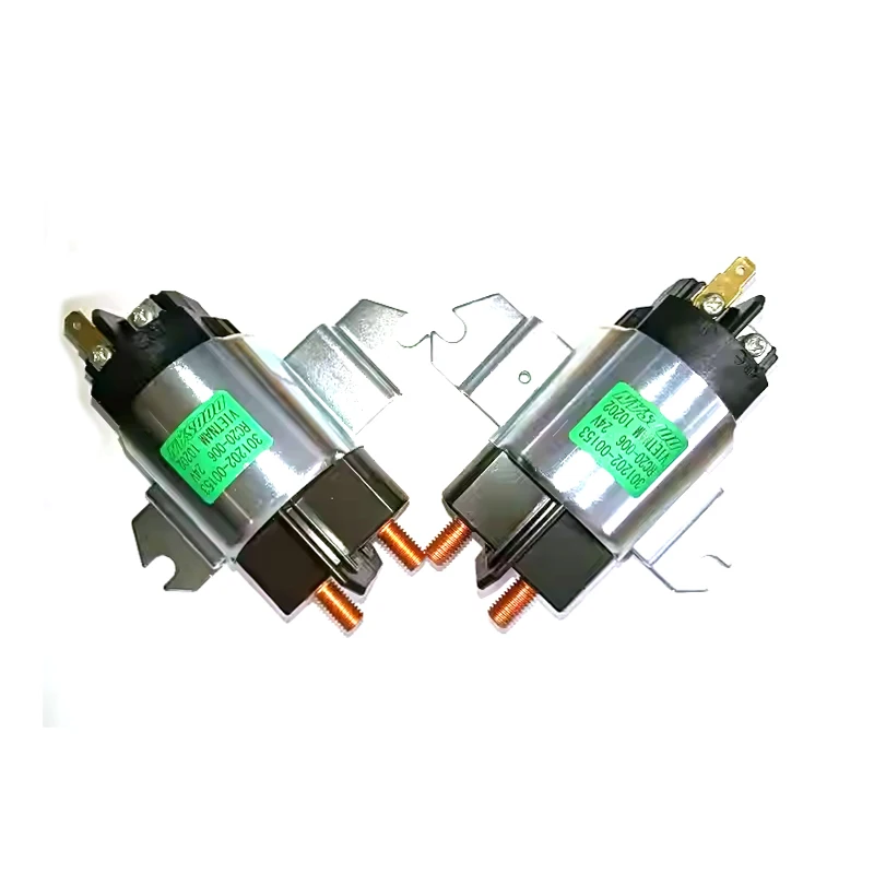 

1pcs for Doosan DX excavator machine 24V 301202-00153 starter motor relay magnetic switch engineering vehicle spare parts