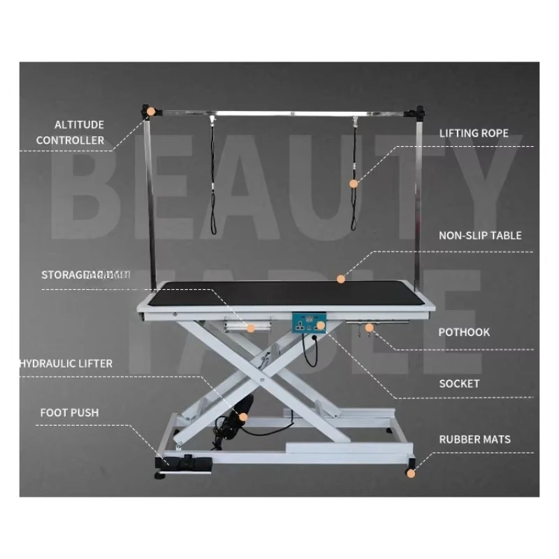 

Electric Lifting Veterinary Pet Grooming Table Examination Medical Equipment Stainless Steel Expert 55KGS