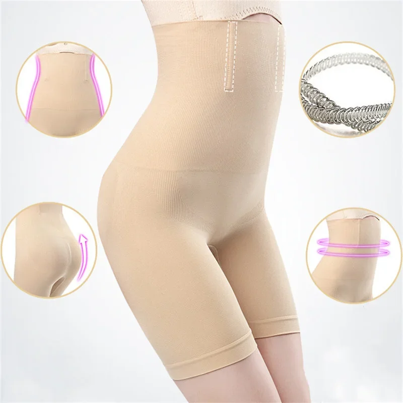 High Waist Shaper Shorts Tuck Abdomen Slimming Women Panties Body Shapewear Plus Size Tummy Breathable Lifter Underwear Corset