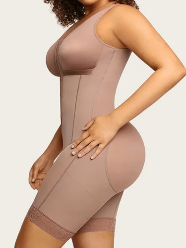 Imagen 2 del producto Fajas Colombianas para mujer, ropa moldeadora con Control de barriga, moldeador de cuerpo completo posparto, levantador de glúteos, cintura delgada, entrepierna abierta