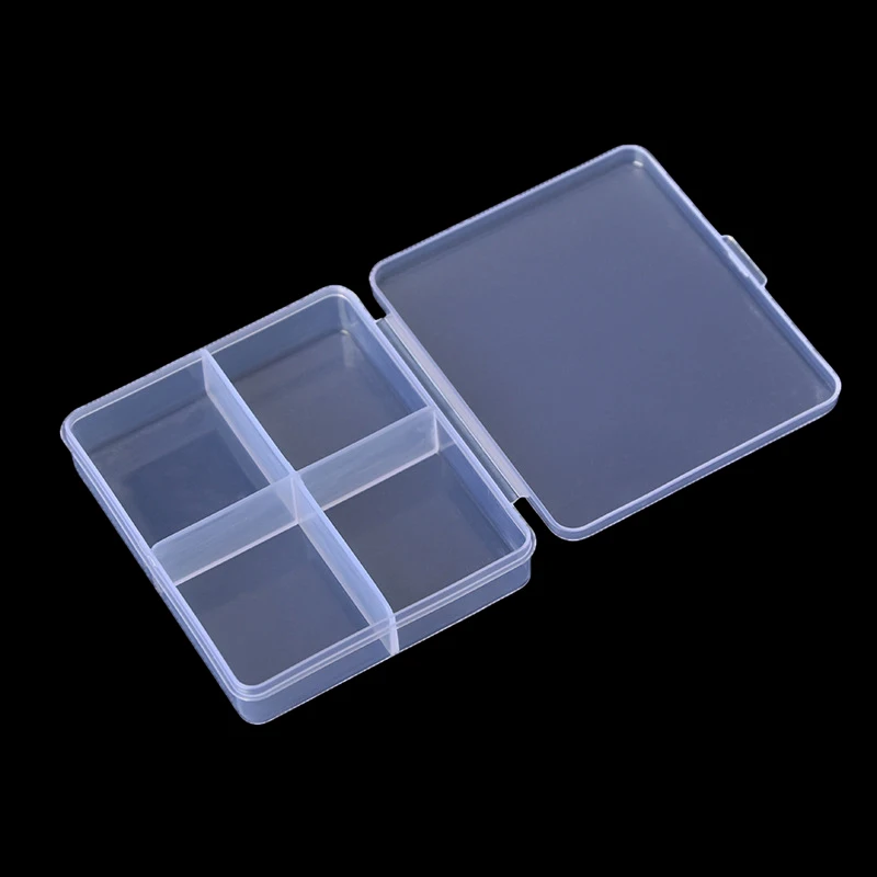 Transparent Plastic box Screw Compartment Box Jewelry Earring Display Case Container Clear Terminal Organizer Tool Storage boxes