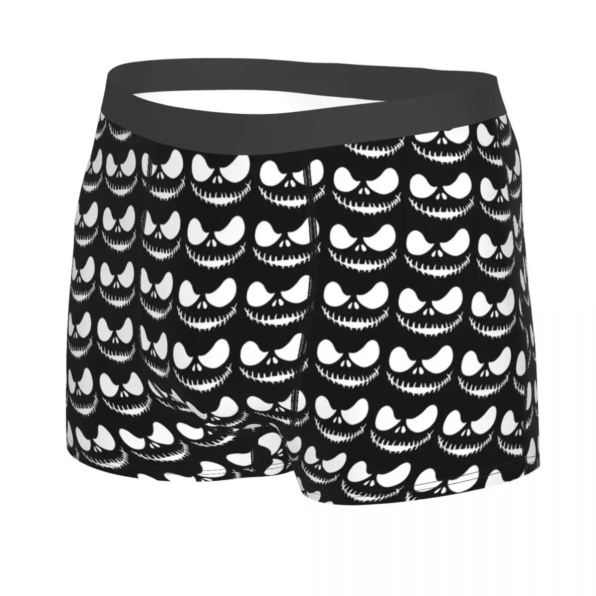 Custom Underwear Men Breathable Jack Skullington Boxer Briefs Shorts Panties Underpants For Homme