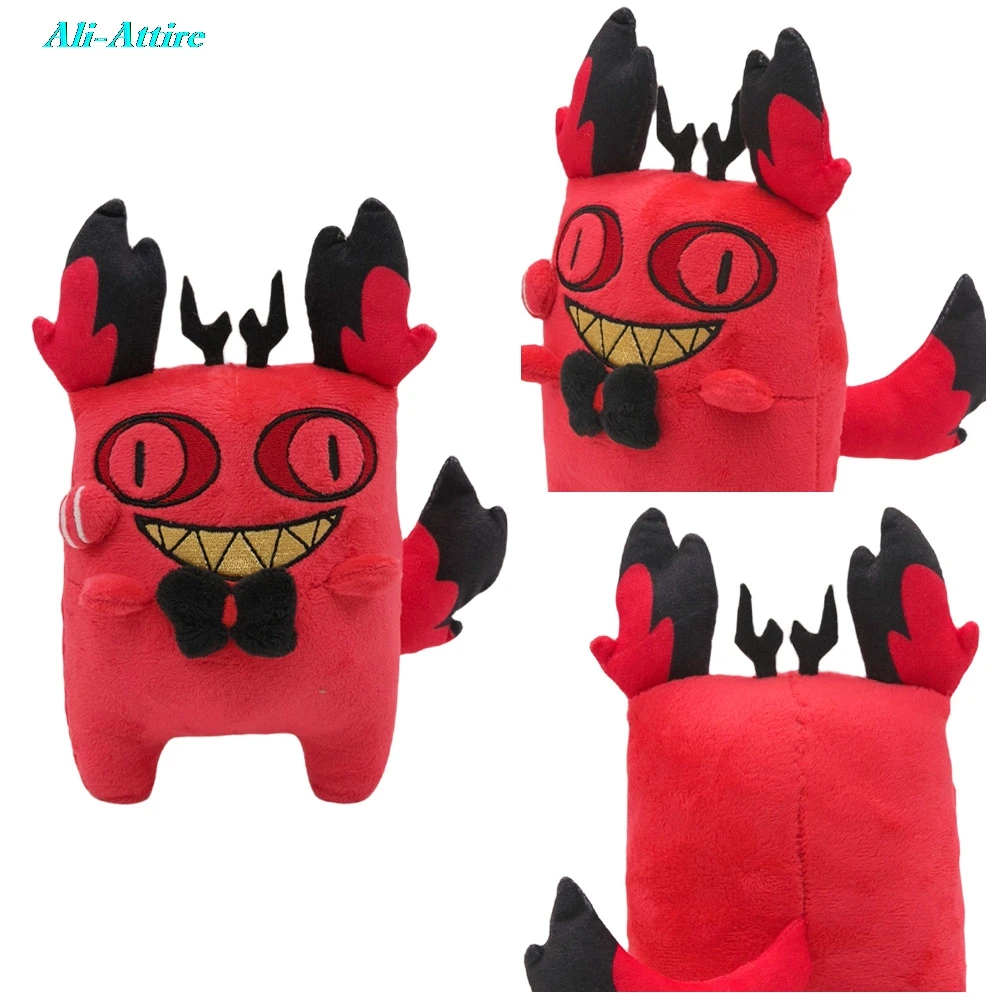 

20/50cm Cat Alastor Cosplay Purple Plush Plushies Cartoon Hell Inn Fantasy Toy Props Xmas Birthday Gifts Decor Halloween Mascot
