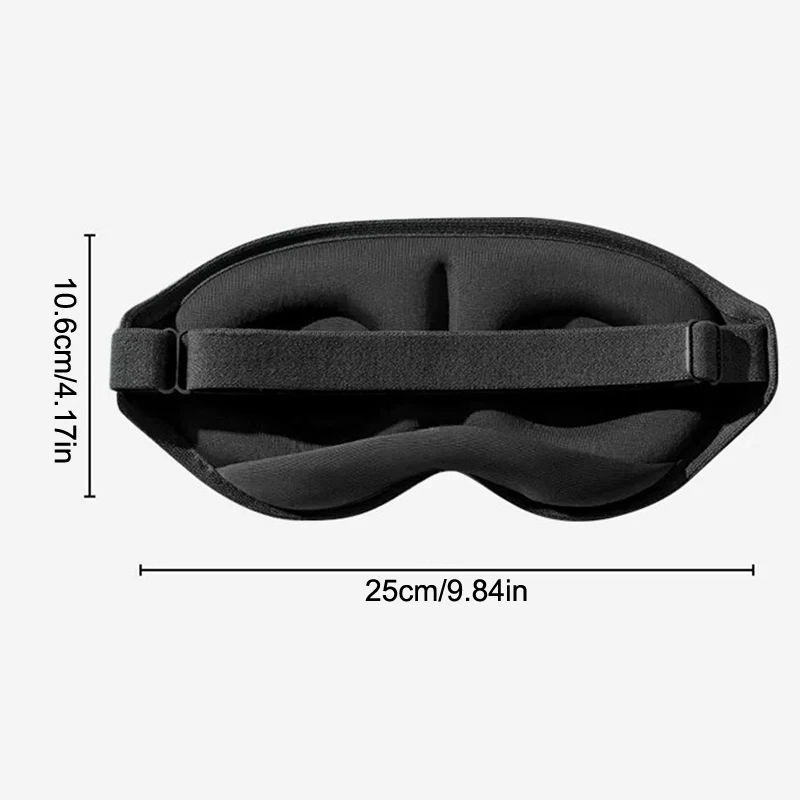 ثلاثية الأبعاد تعتيم قناع النوم النوم قناع عين الغمامة للجنسين لينة التعب الإغاثة غطاء العين ليلة النوم المعونة النوم التصحيح #6