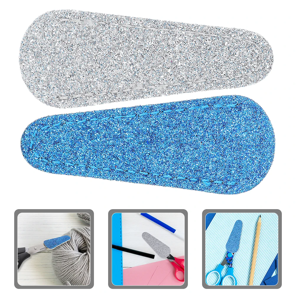 

2 Pcs Scissors Protective Covers for Barber Shears Hair Cutting Tools Organizer Set with Detachable Design Versatile