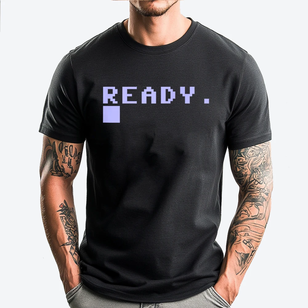 

Ready C64 Home Computer 80 Gamer Coder Memento 3d Printed T Shirts Men's Clothing Deals Christmas Gift Idea