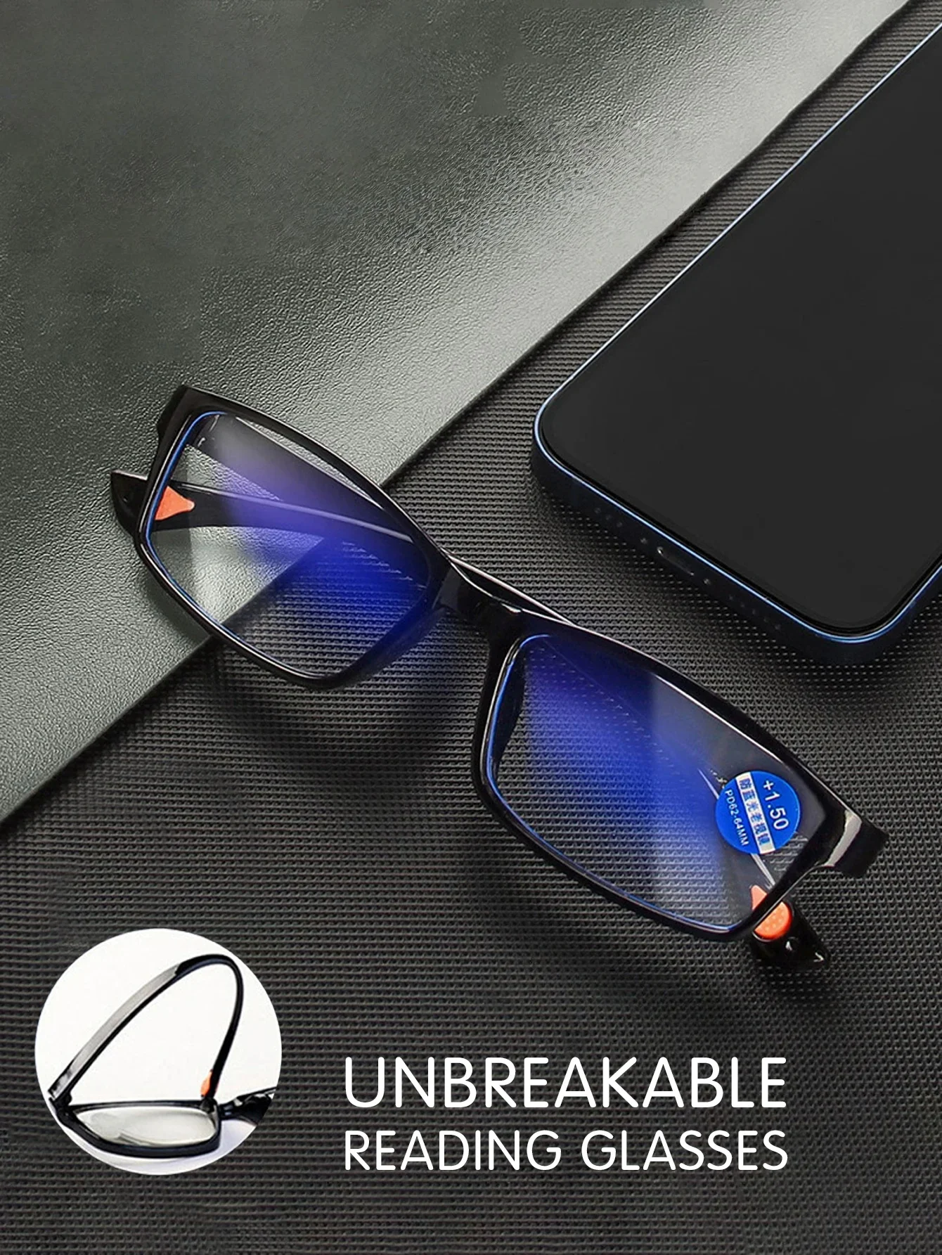 Lesebrille Ultraleicht Anti Blue-Ray Licht Presbyopie Brille Hyperopie Brillen Leser +1,0 1,5 2,0 2,5 3,5 4,0 – Detail 4