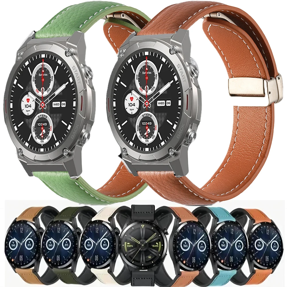 22Mm Leather Strap … - image