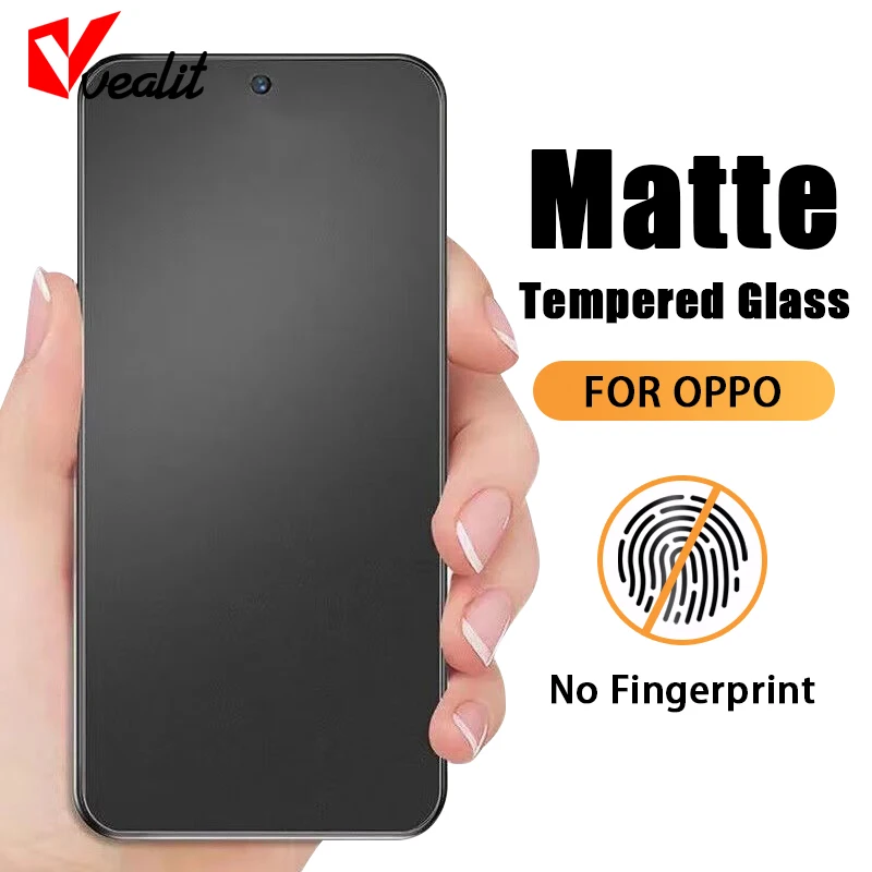 1-3Pcs Matte Protective Glass For Oppo A98 A78 A58 A38 A77 A57 A17 Screen Protector Tempered Glass For Oppo Reno 5 6 7 8T 8 Lite