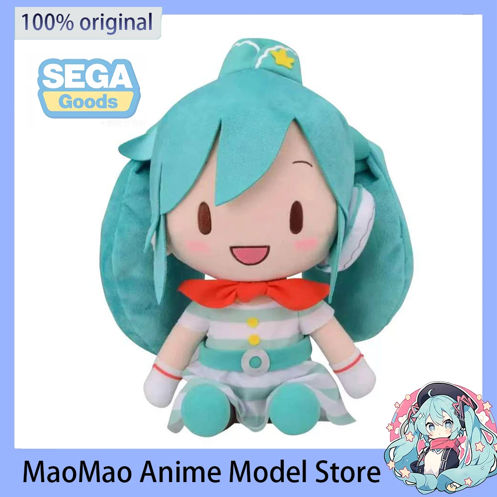 

В наличии оригинальная плюшевая кукла SEGA Hatsune Miku Fuwa Petit Fufu DIVA ACFT Flight Attendant 32 см Kawaii Doll Коллекционные игрушки