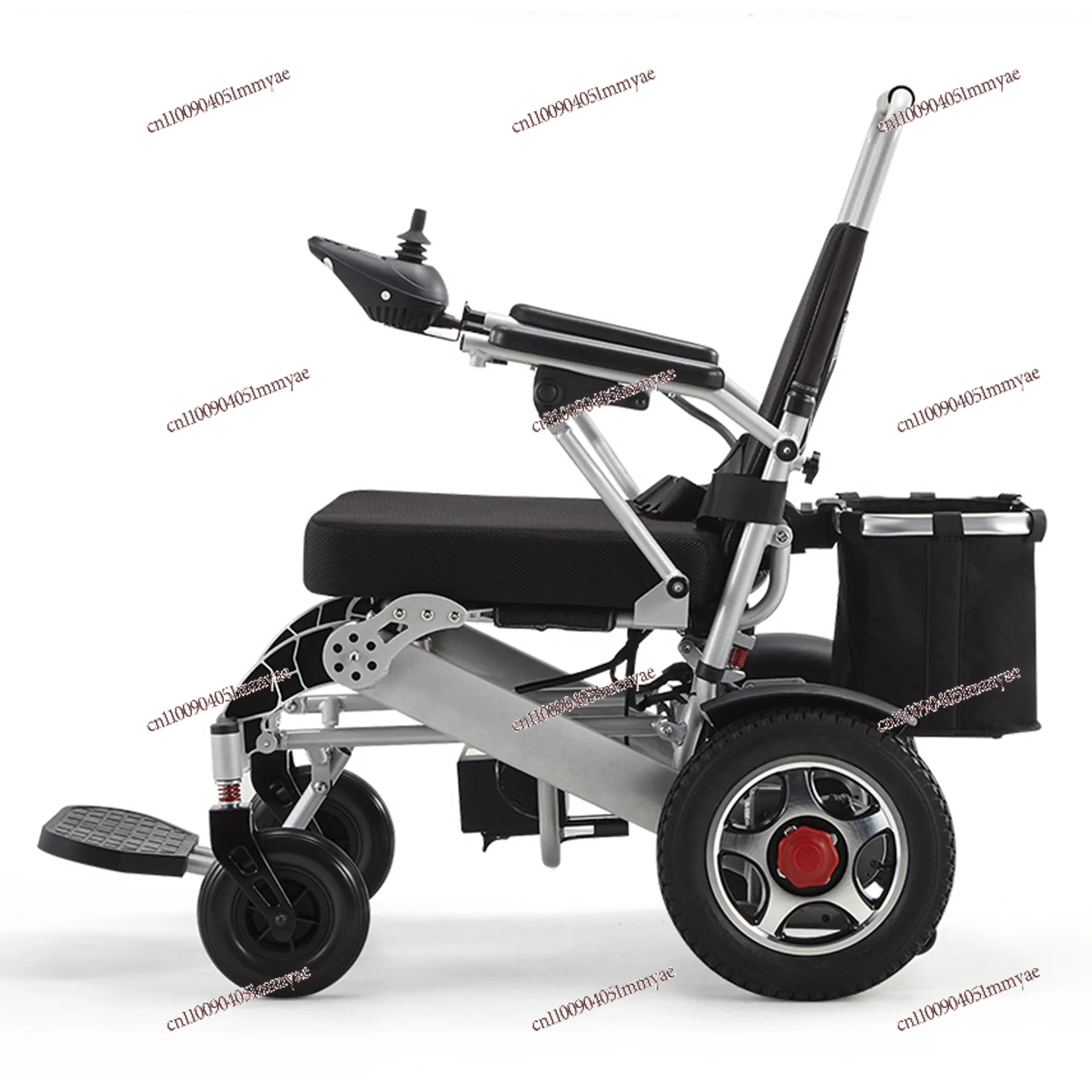 Aluminum Alloy Electric Wheelchair Foldable Lightweight Elderly Disabled Automatic Intelligent Four-wheel Scooter