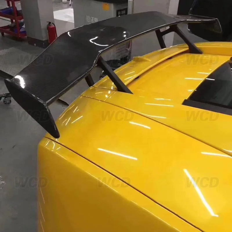 DMC Style Carbon Fiber Spoiler for Lamborghini Gallardo LP550 560 570 Trunk Spoiler Wing Car Accessories