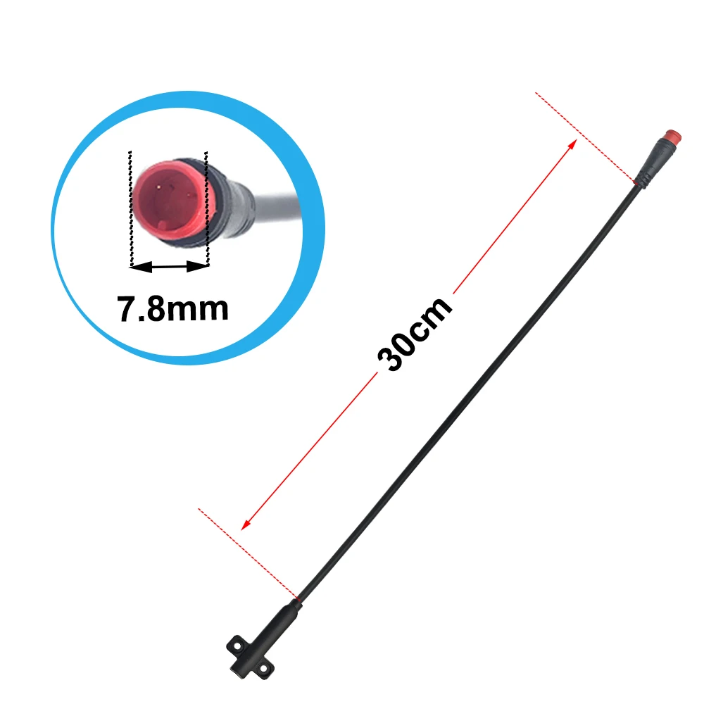 NUTT 자기 유도 라인 센서, 2 핀 JULET 커넥터, 수 30cm, 스쿠터 전자 자전거 A5-D Y-5 2 4 피스톤 전기 브레이크 레버