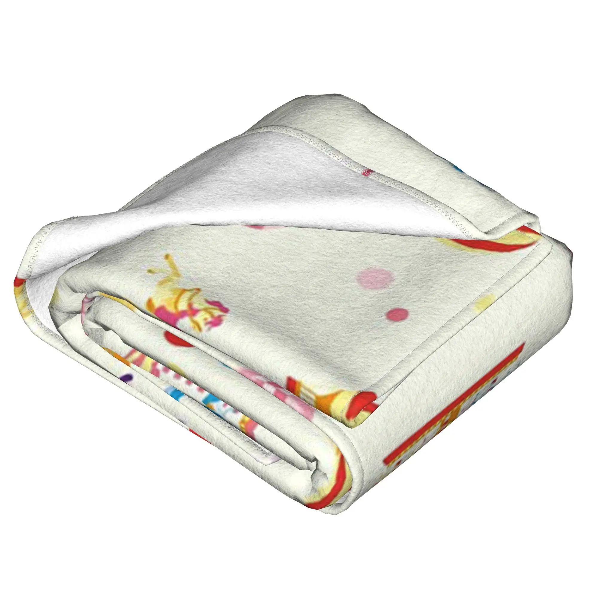 Fun Fair Carousel Hot air Balloons Ferris Wheel Blankets Flannel Sofa Throw Blanket for Couch Bedding Office Throws Bedspread view 6