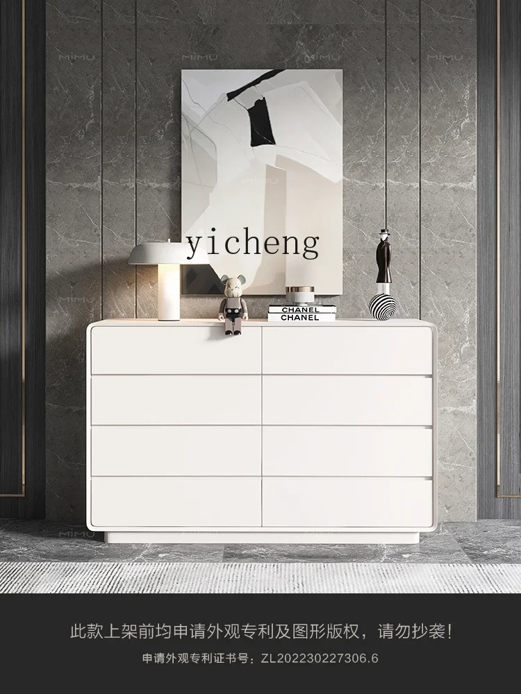 U5.13  minimalist five or six chest cabinets light luxury porch foyer locker simple bedroom chest storage cabinet
