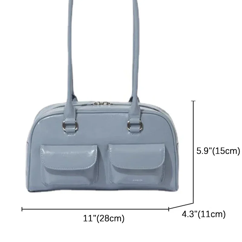 Xvissed HAM-Sac à main rétro en cuir PU pour femme, sac cartable rouge, multi-poches, designer de luxe, initié par une femme, sac sous les bras,