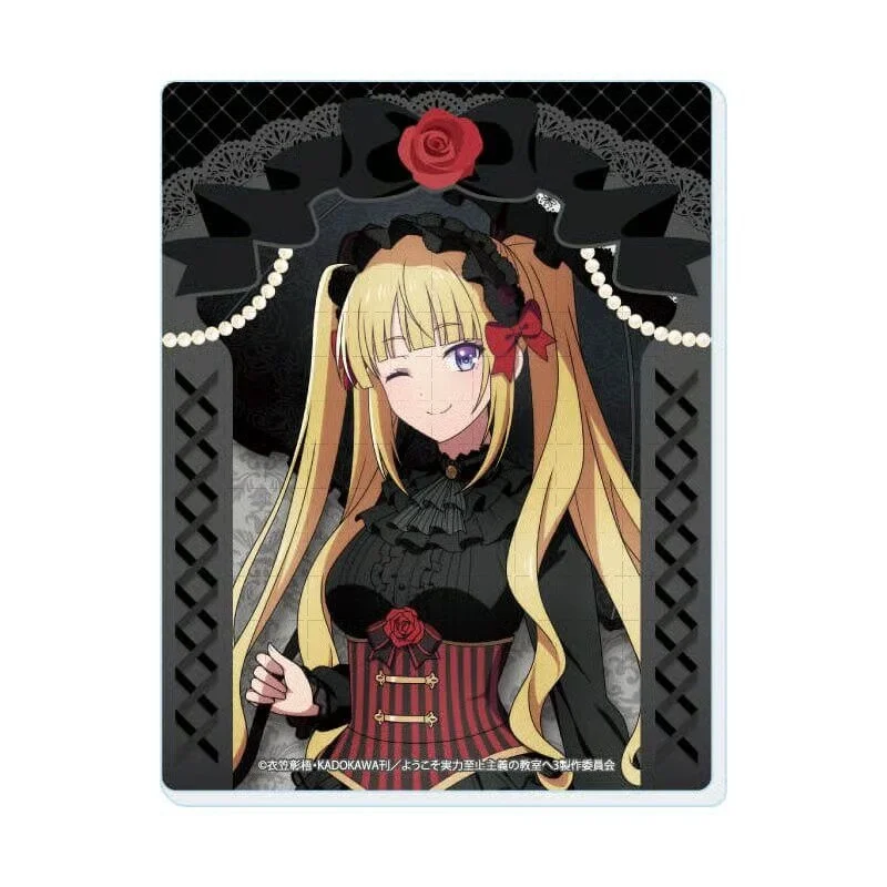 Classroom of the Elite 15CM ANIME Memorable Moments Cosplay Ornaments Acrylic Figure Stand Keychain