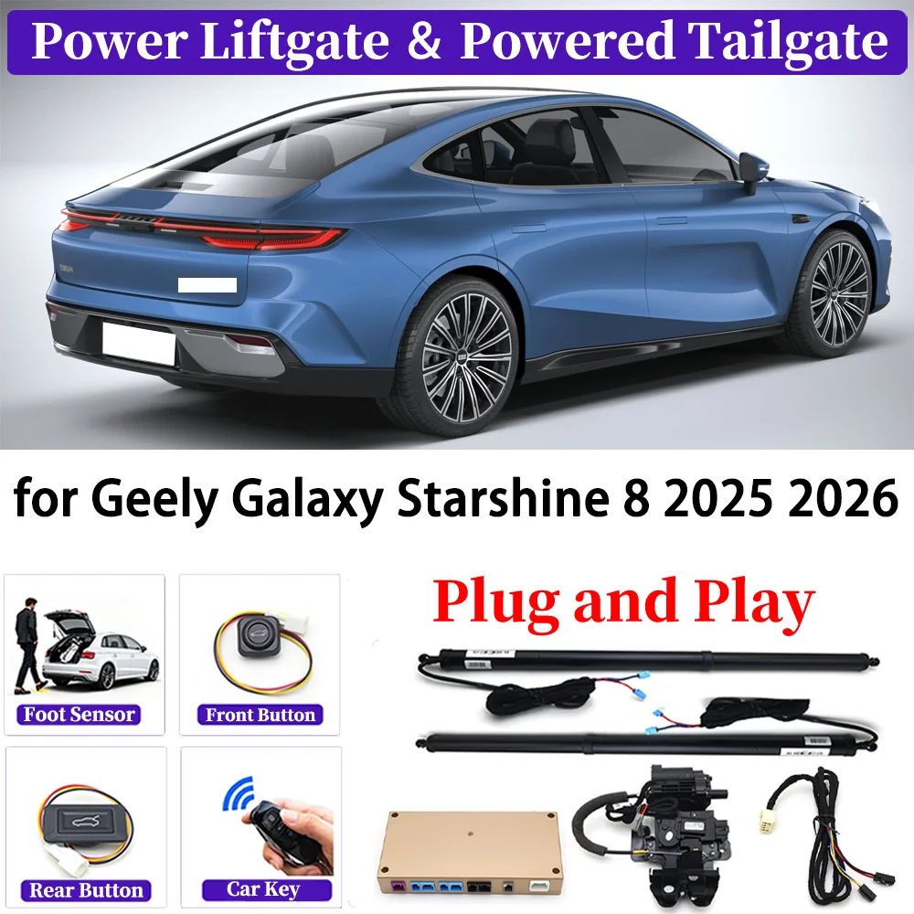 

ZJCGO for Geely Galaxy Starshine 8 2025 2026 OEM Upgrade Car Automatic Power Liftgate Kit Smart Auto Electric Tailgate System