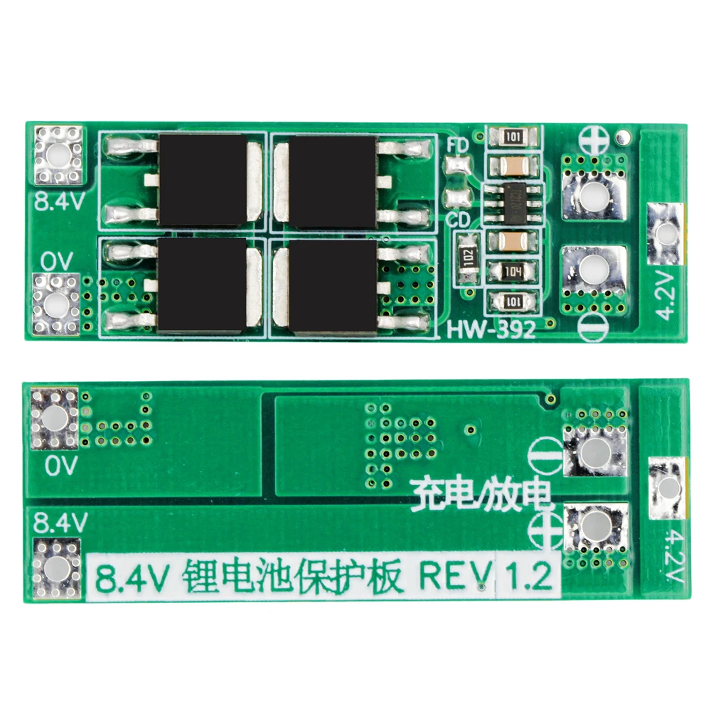 2S 20A 7.4V 8.4V 18650 Lithium Battery Charger Protection Board PCB BMS Board Standard / Balanced 20A Current Module For DIY